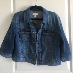 LOFT - 3/4 Length Jean Jacket