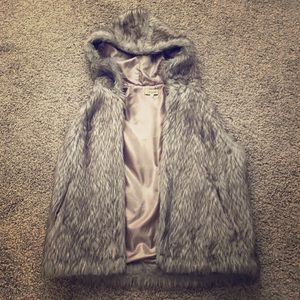 Light Brown Fur Vest