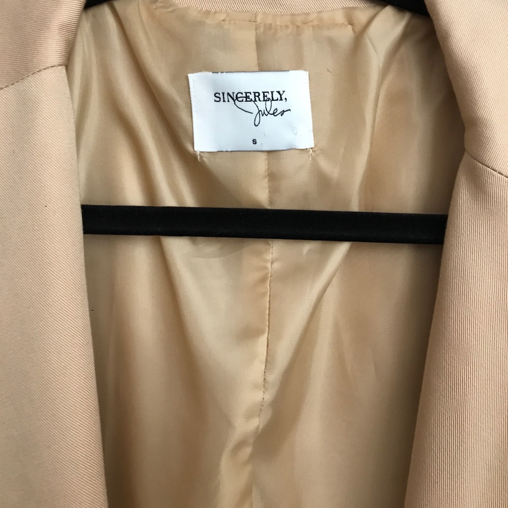 Sincerely Jules blush oversized blazer