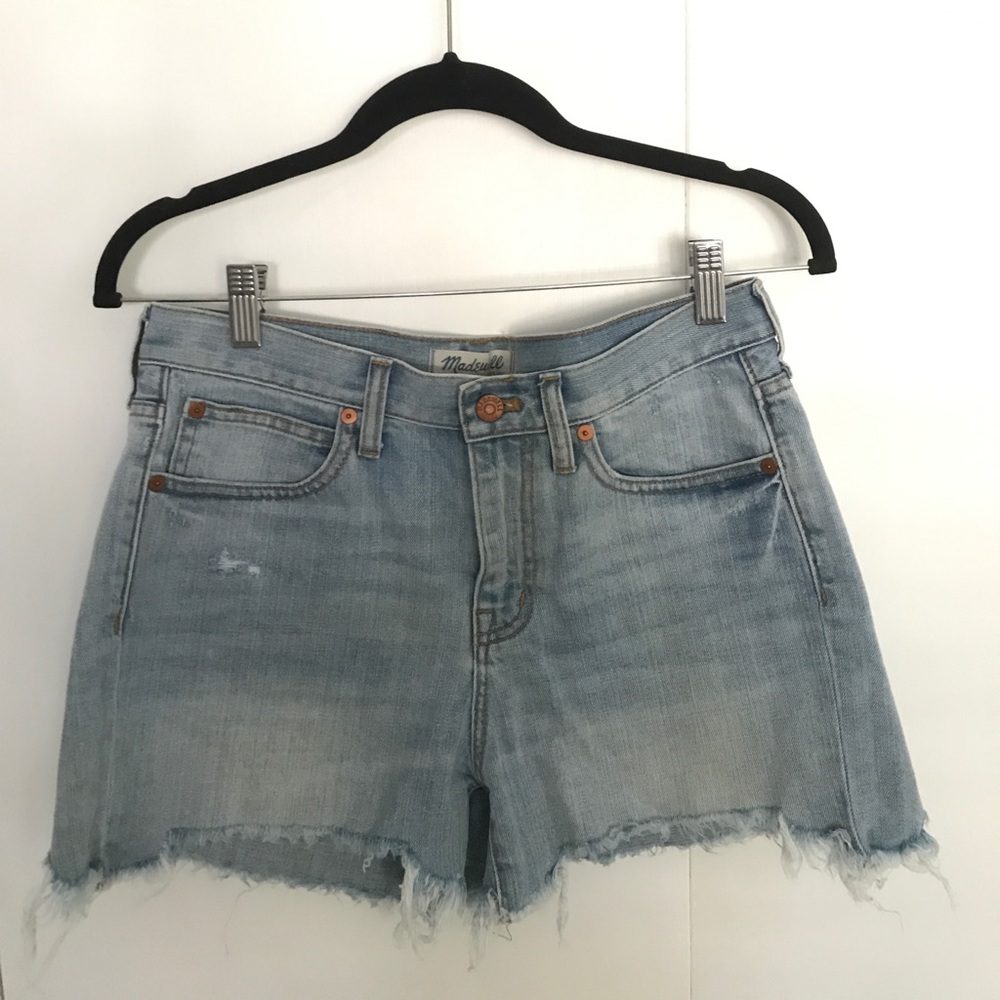 madewell cut-off shorts