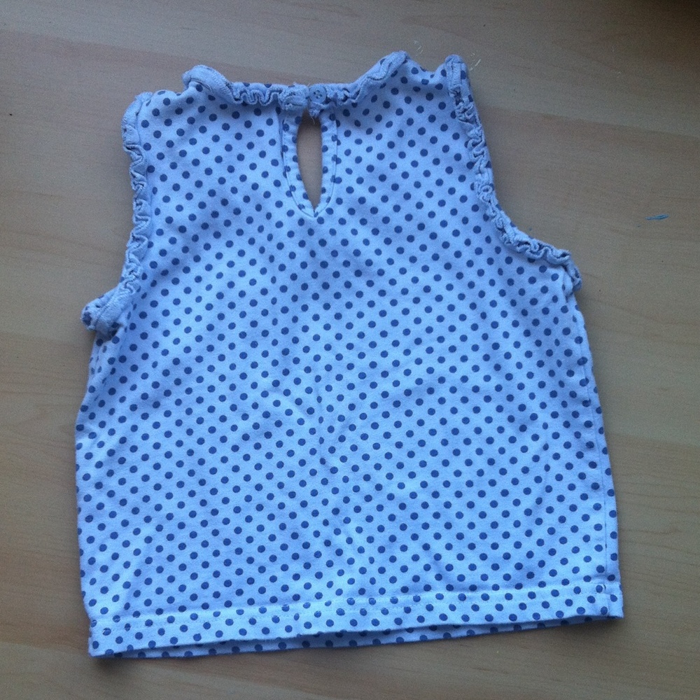 Polka dot Ruffle Tank - Picture 3 of 3