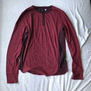 red BDG long sleeve tee