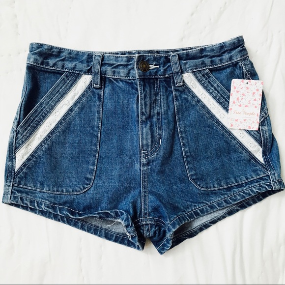 ❗️Sold❗️✨HP✨ FP Eyelet Jean Shorts - Picture 2 of 6