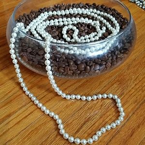 90 inch faux pearl necklace, Premier
