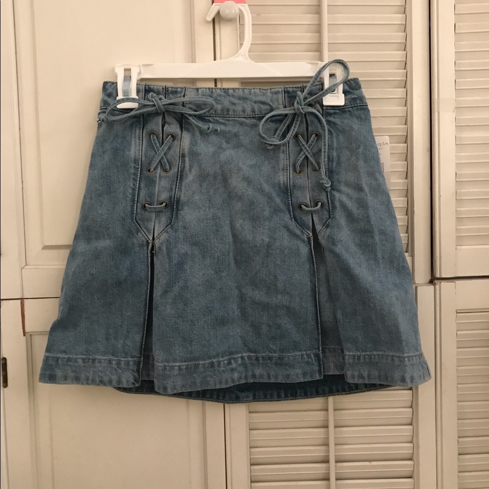 Free People Denim Skirt