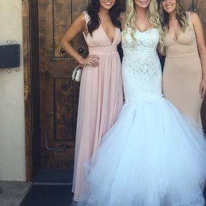 Blush Bridesmaids Dress