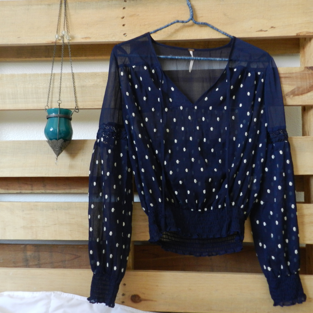 Free People Sheer Blouse