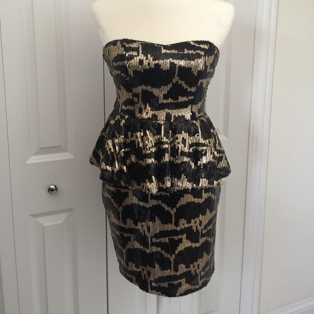 NWT Rare London Peplum Dress