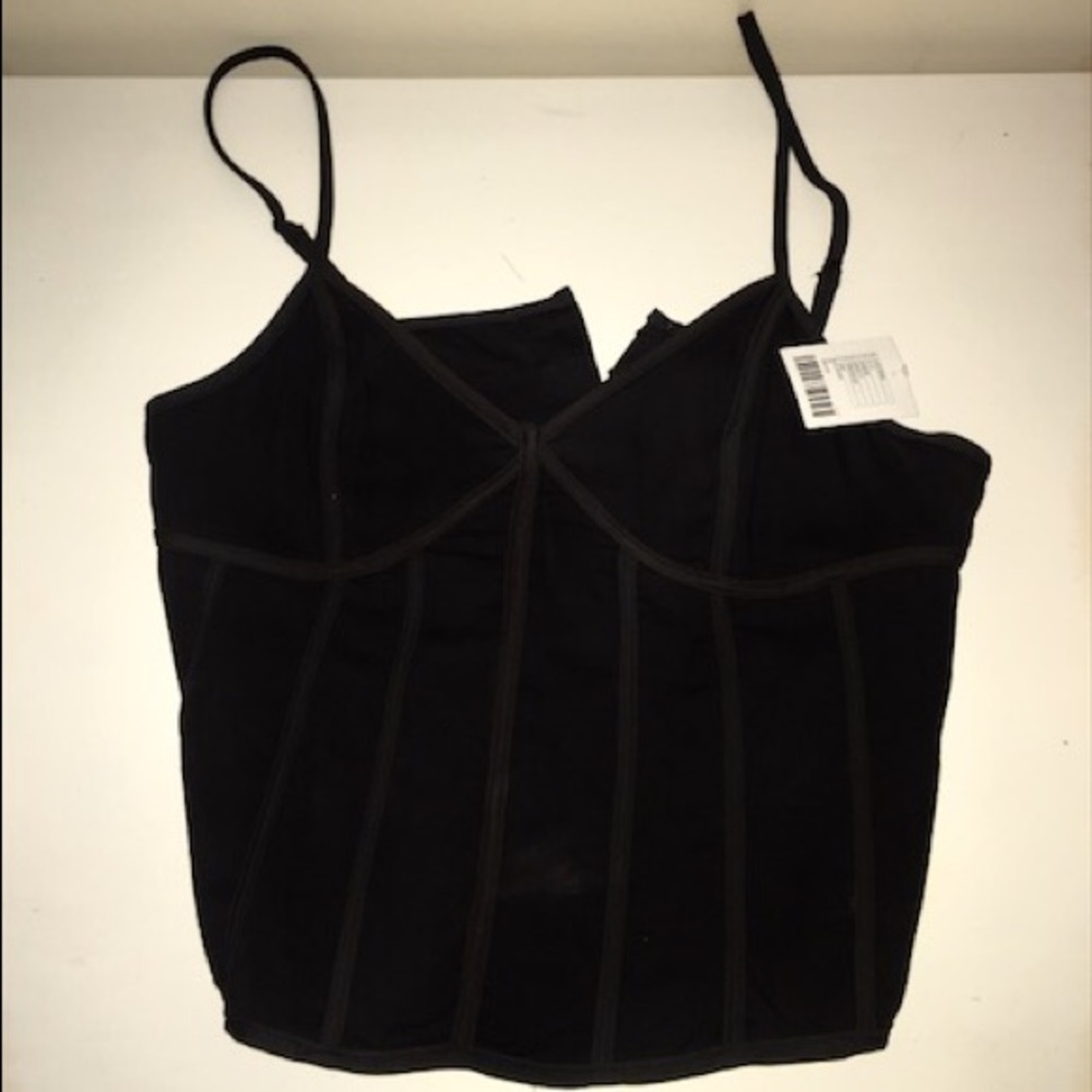 NWT Urban Outfitters Black Bustier Cami