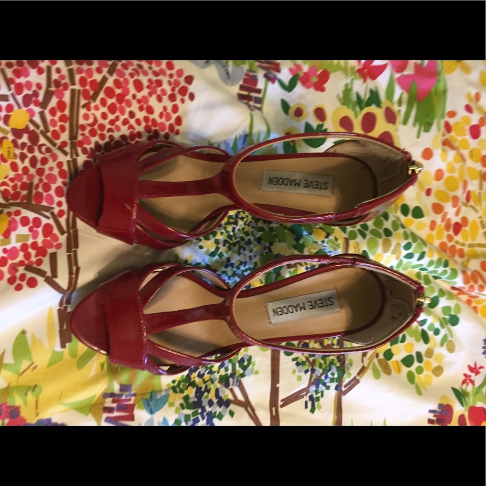 Steve Madden Red Heels