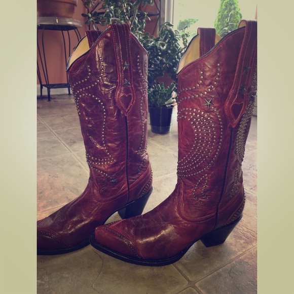 Corral Leather Boots 6.5 - 7 - Picture 3 of 7