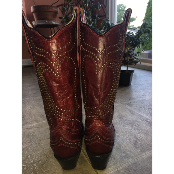 Corral Leather Boots 6.5 - 7 - Picture 2 of 7