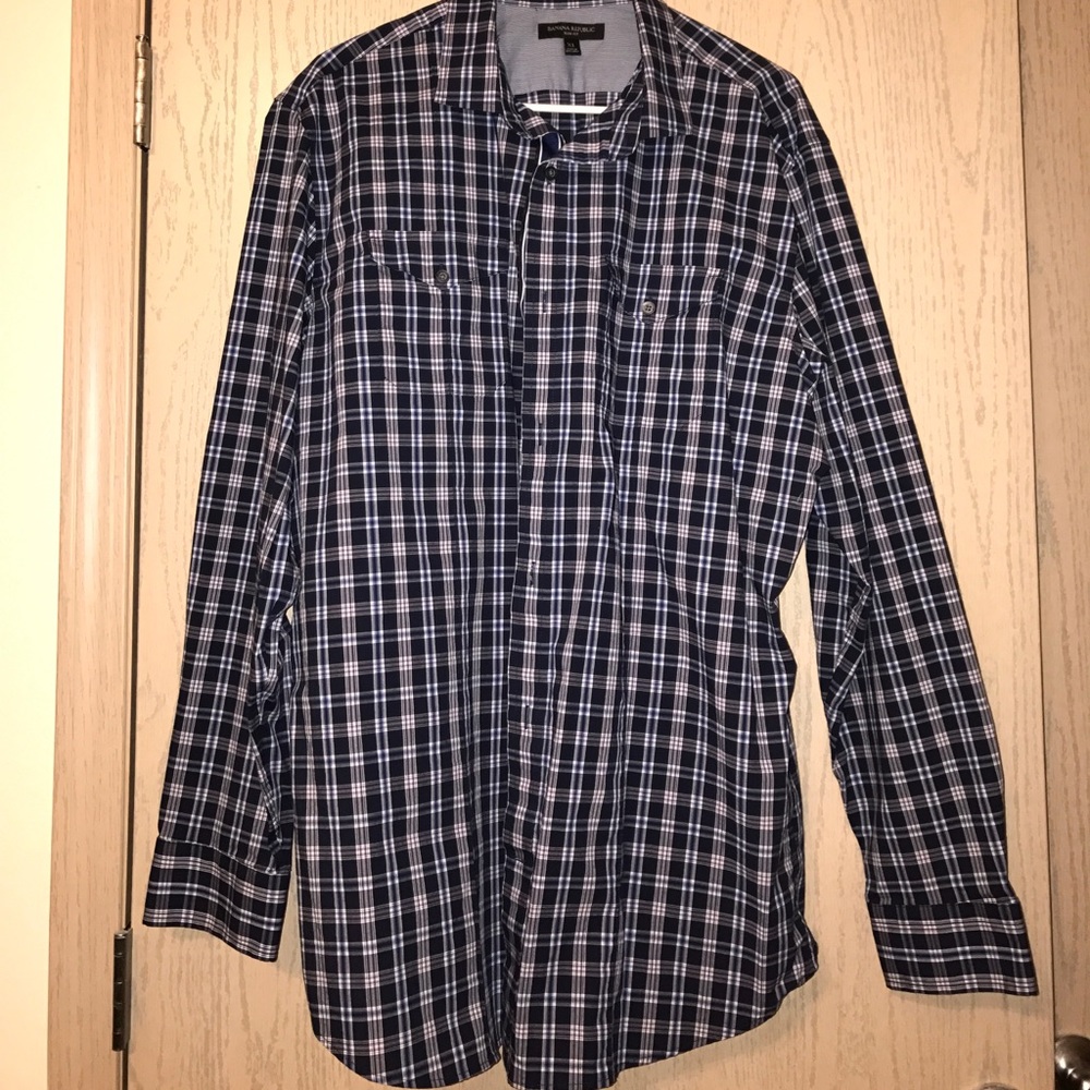 Banana Republic Slim Fit Dress Shirt Size XL