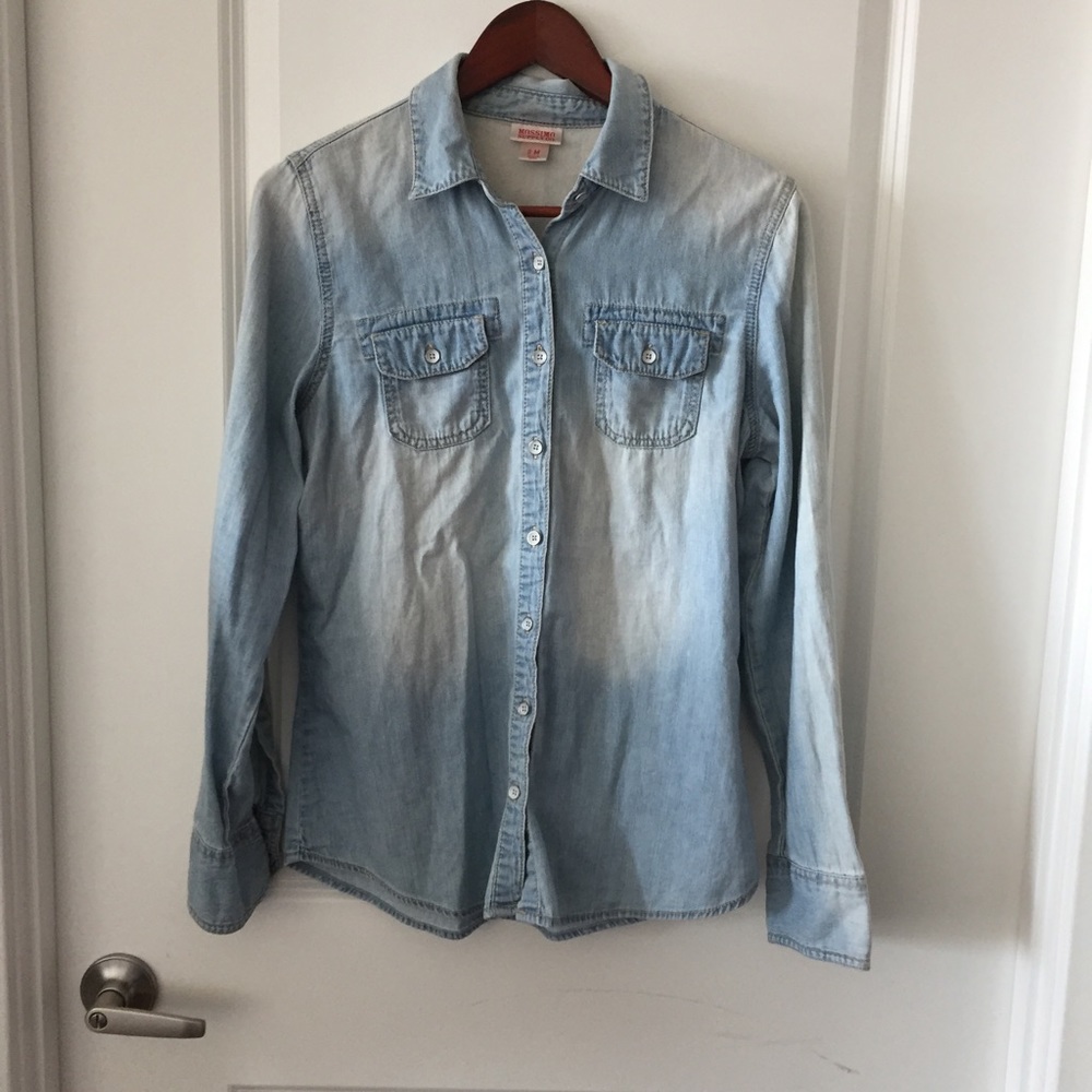 Faded Chambray Top - Medium