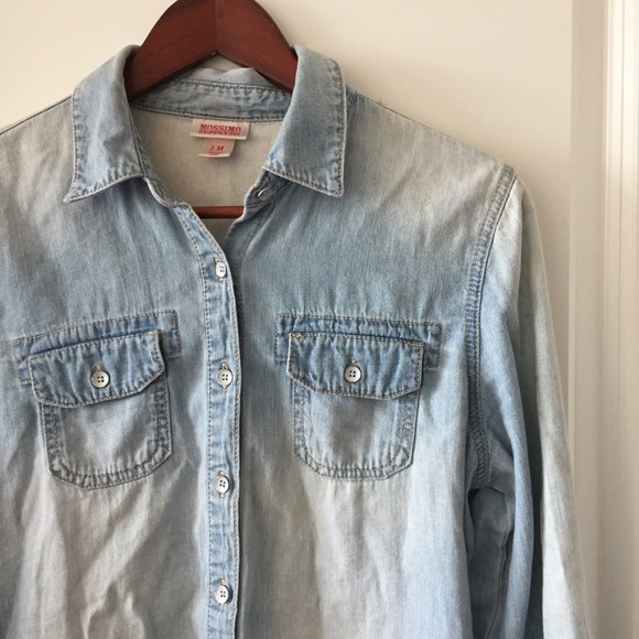 Faded Chambray Top - Medium - Picture 2 of 3