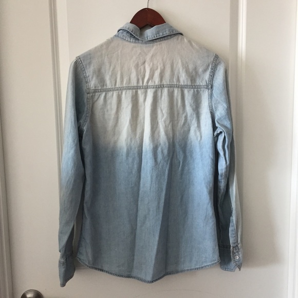 Faded Chambray Top - Medium - Picture 3 of 3