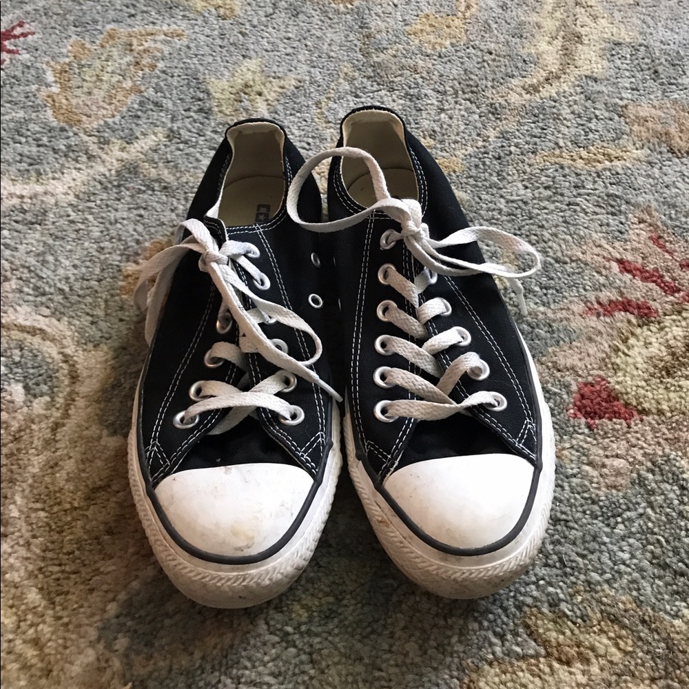 Black Converse All Star sneakers