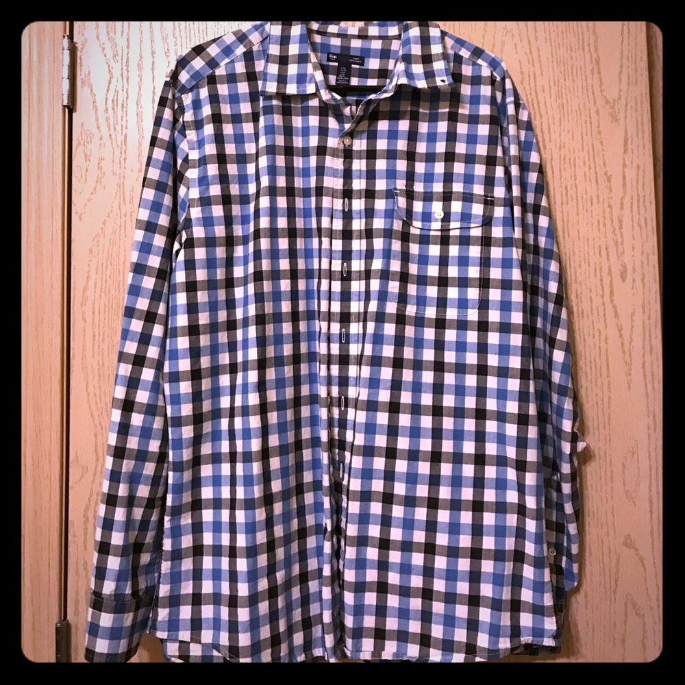 Gap Slim Fit Dress Shirt Size XL