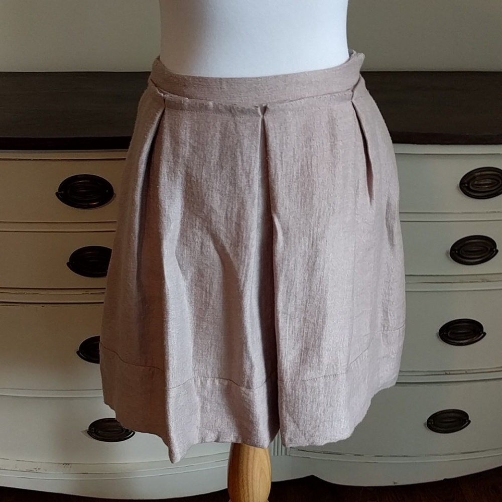 Blush pink classy BCBG mini skirt