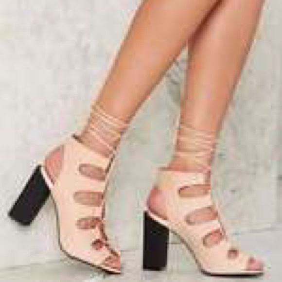 Jeffrey Campbell Allow Natural Heeled Sandals - Picture 5 of 5