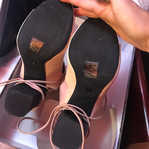 Jeffrey Campbell Allow Natural Heeled Sandals - Picture 4 of 5