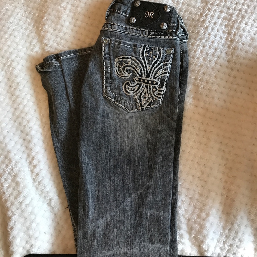 Miss me size 28 straight leg jeans