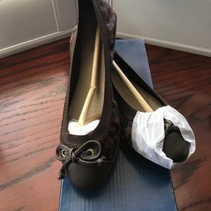 Elise Dk Brown Leopard flats