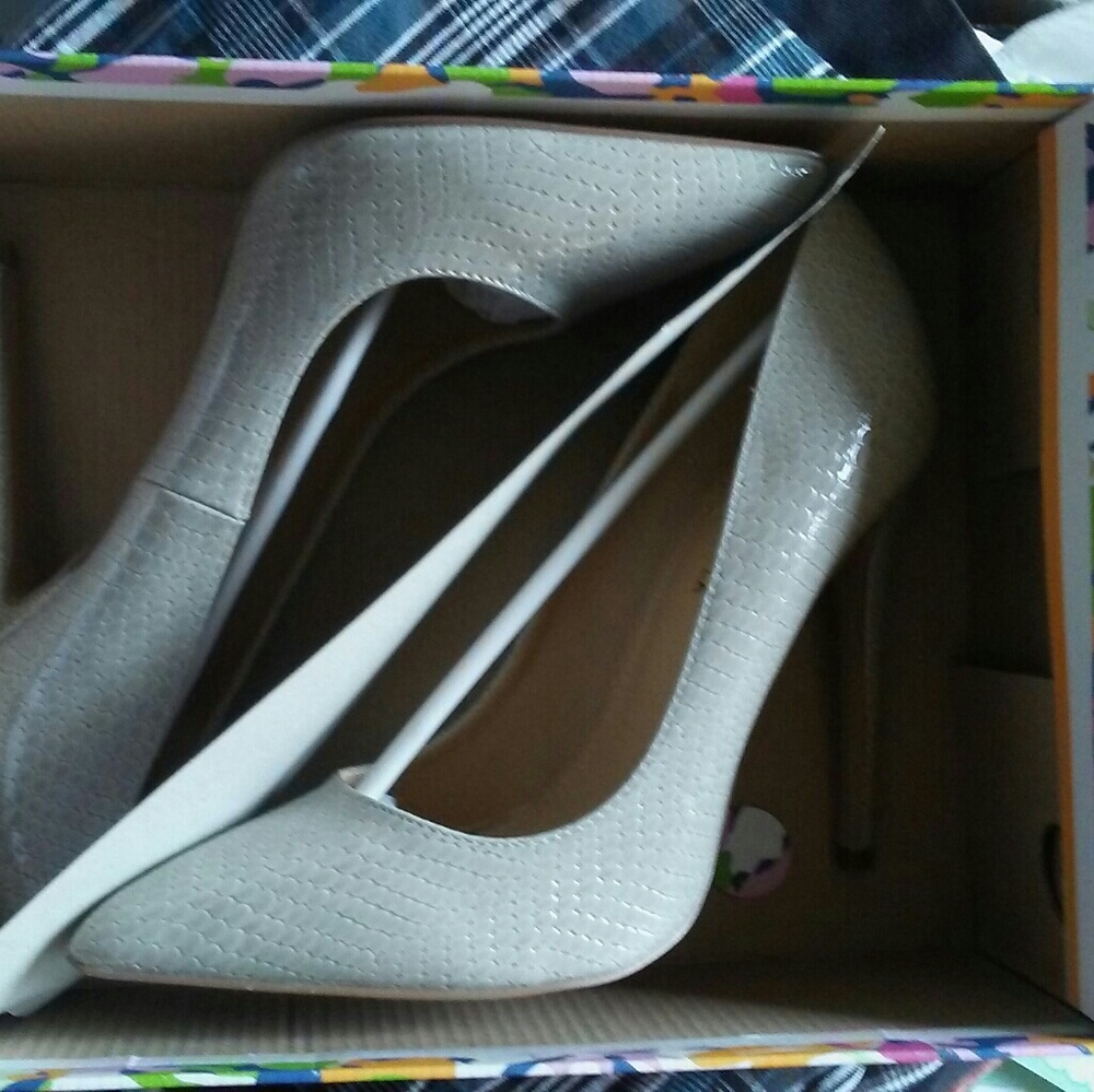 Snake skin heels