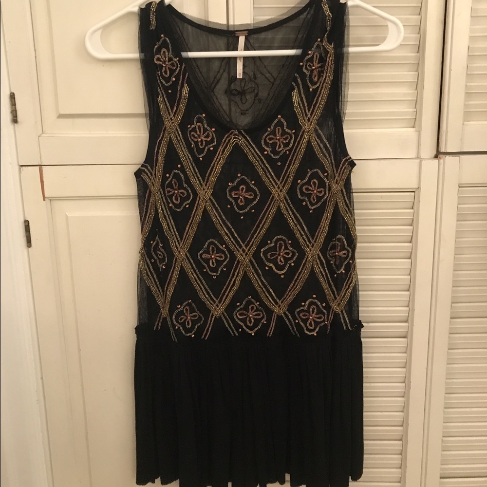 Black Free People Tank top