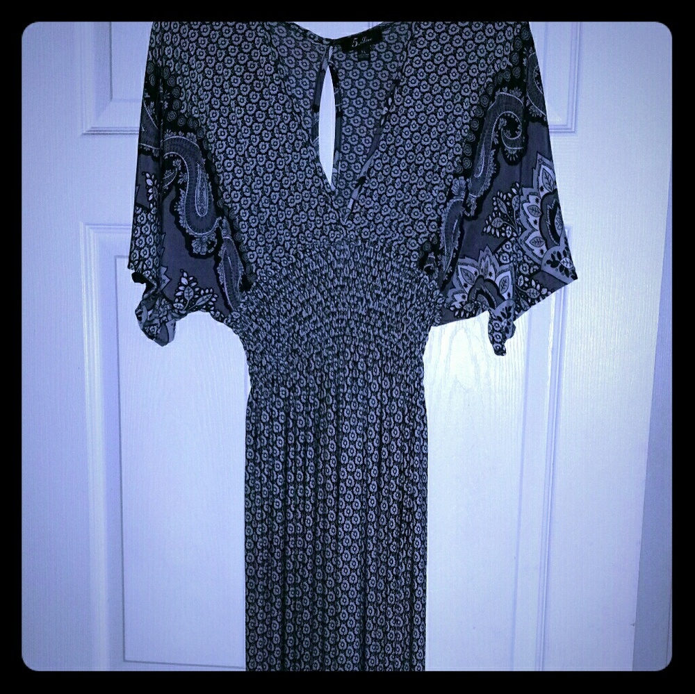 Cinch waisted dress
