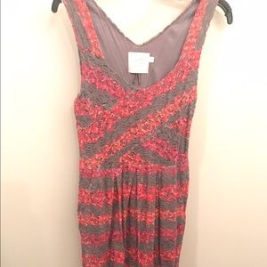 Pink, Red & Gray HD in Paris cotton/lace sun dress