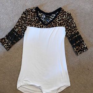 Leopard print t shirt