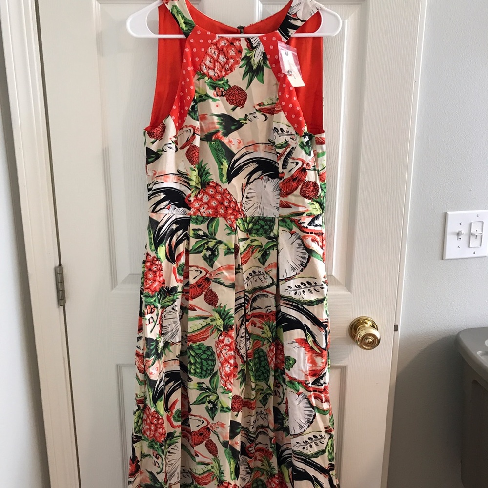 Eva Franco Tropical Fit and Flare