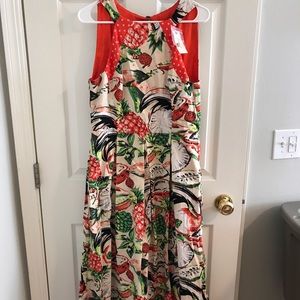 Eva Franco Tropical Fit and Flare