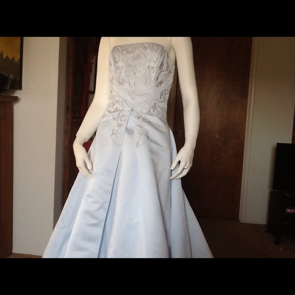 Ice Blue Wedding Gown Maggie Sottero
