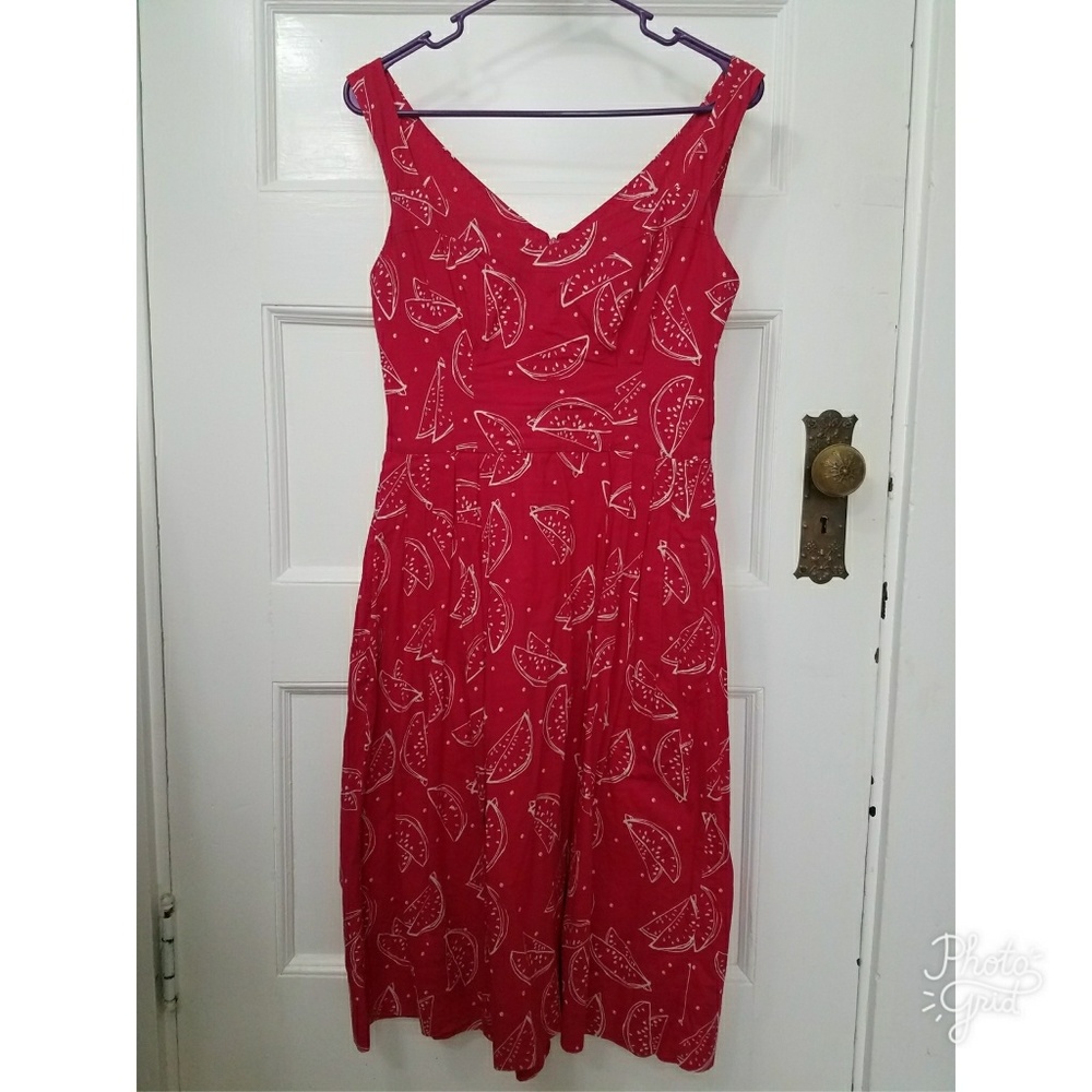EUC Emily and Fin Valerie Dress in Watermelons