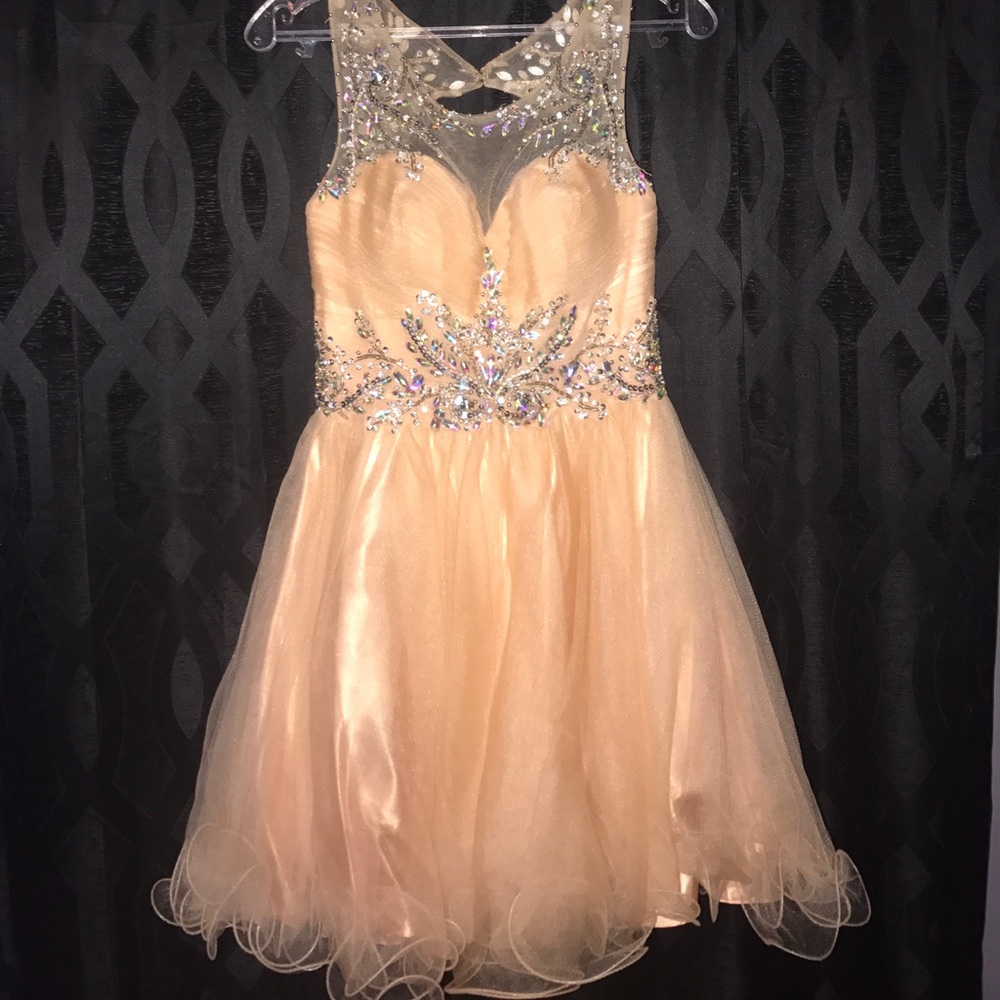 Juliet homecoming dress (nude)