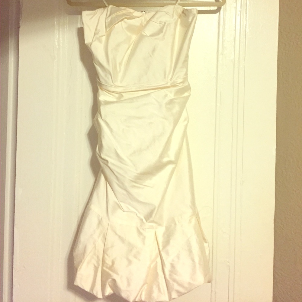 Nicole Miller size 2 satin dress