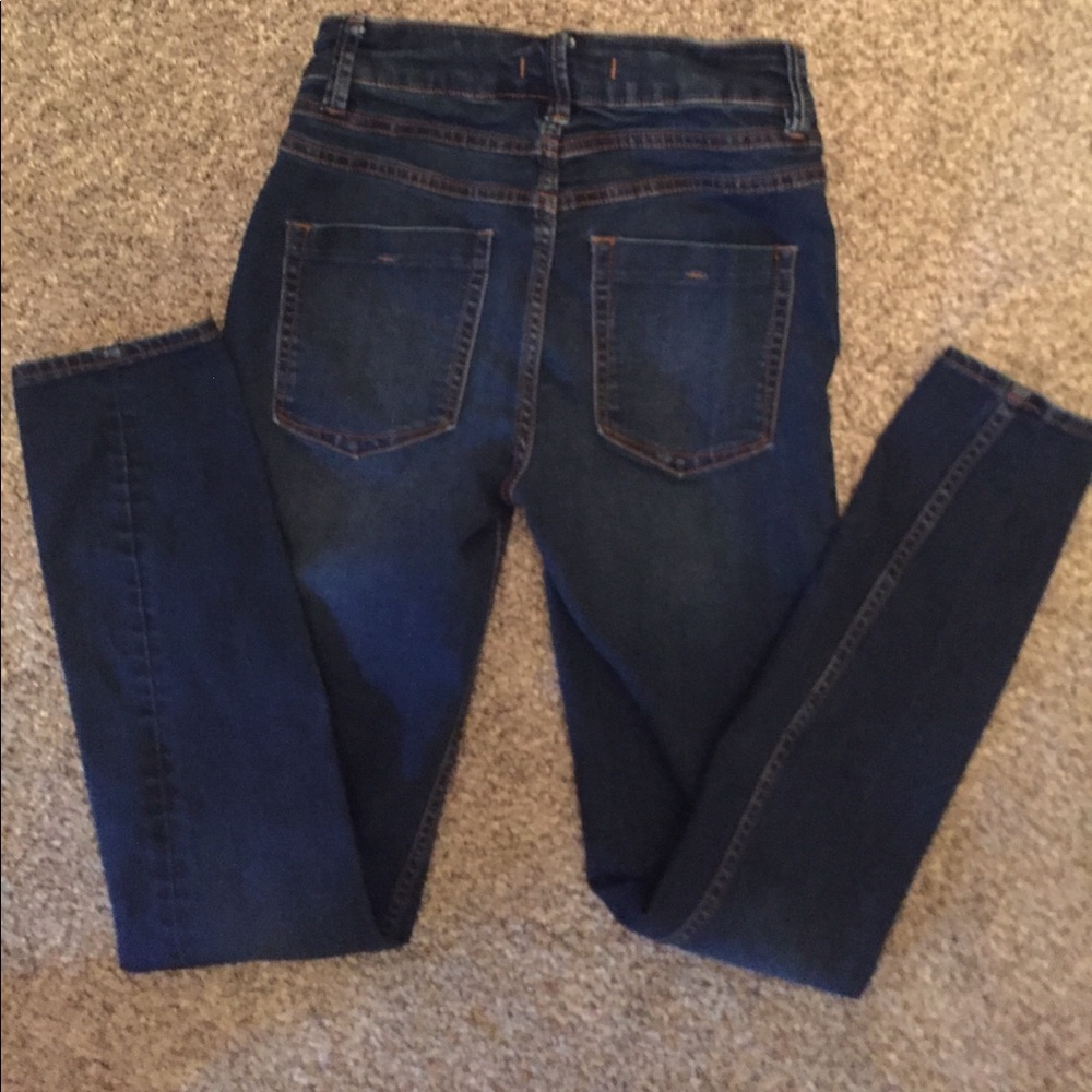 Free people high rise skinny jean