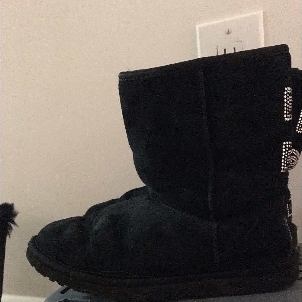 Custom Black UGG Boots
