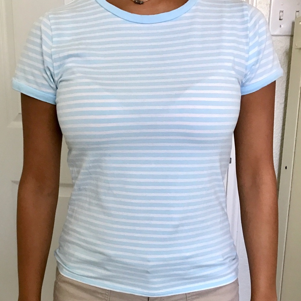 Striped Light Blue Shirt