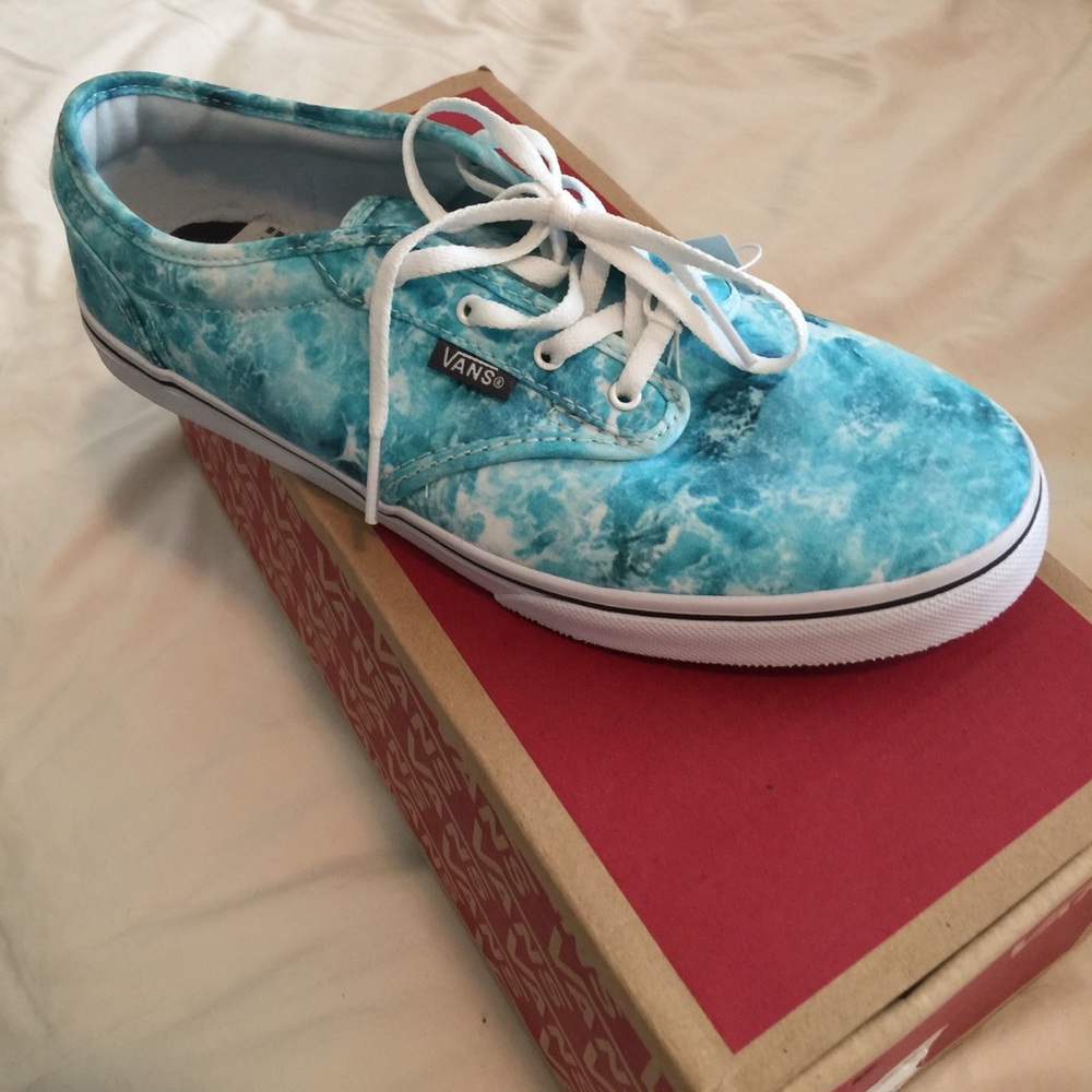 Brand New Vans Atwood Low Ocean Blue Shoes