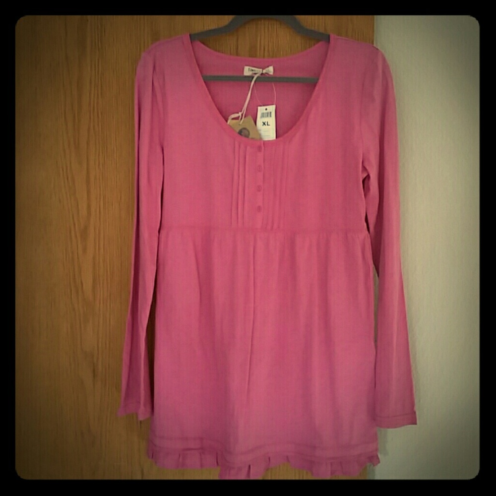 NWT Timeout Henley Tunic