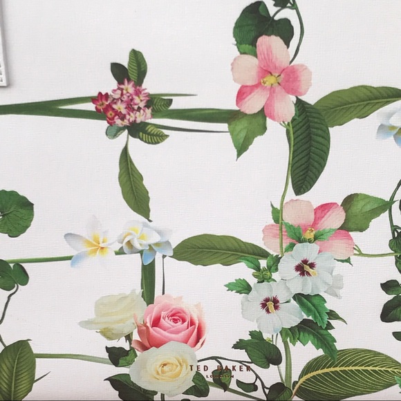 SOLD Ted Baker Floral Print Shopper Tote - Picture 2 of 3