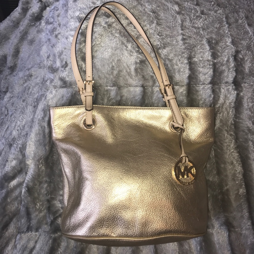 Gold Michael Kors Handbag for sell!