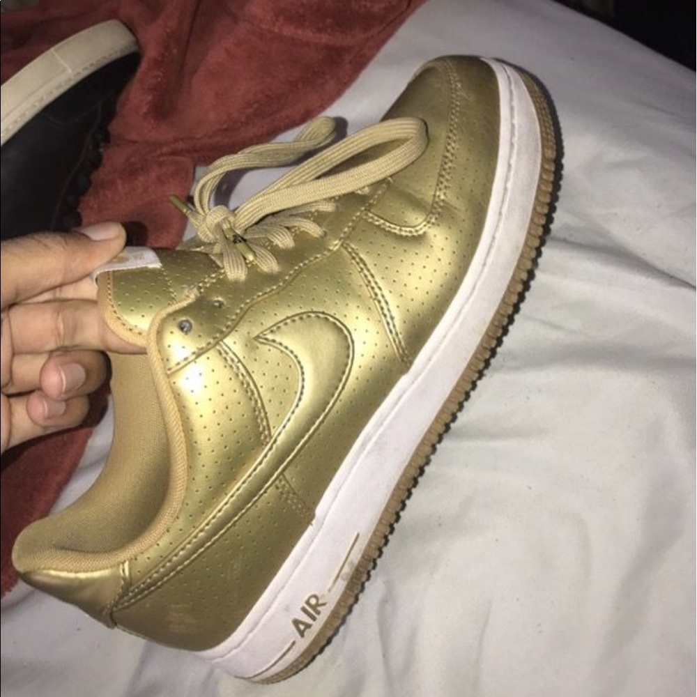 Gold AF1s