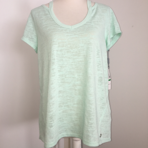 Calvin Klein Tops - Calvin Klein Women's Performance Mint  top Size L