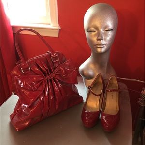 Large Patent Leather Satchel