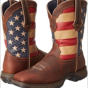 Durango 160 Lady Rebel 10 Inch Flag Western Boot