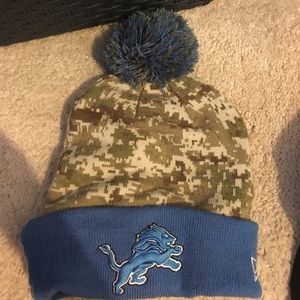Brand New, New Era Detroit Lions Winter hat
